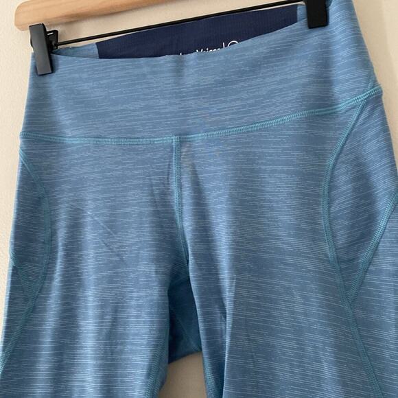 Outdoor Voices Womens 7/8 Leggings OV TechSweat in Provincial Blue Size S - Picture 6 of 15